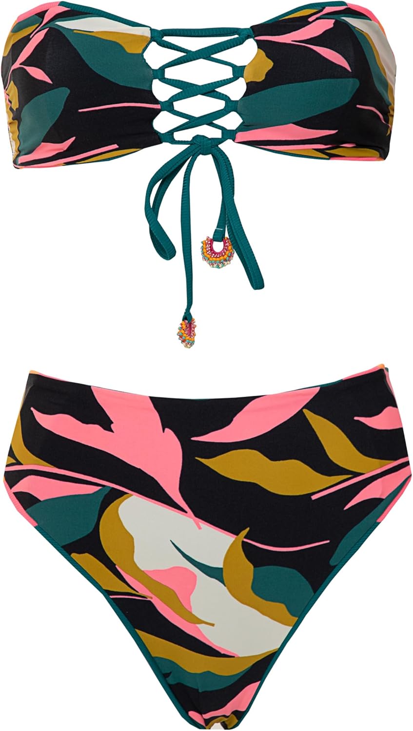 Maaji Women's Wanderer High Rise Classic Cheeky Cut Bikini Bottom - Image 10