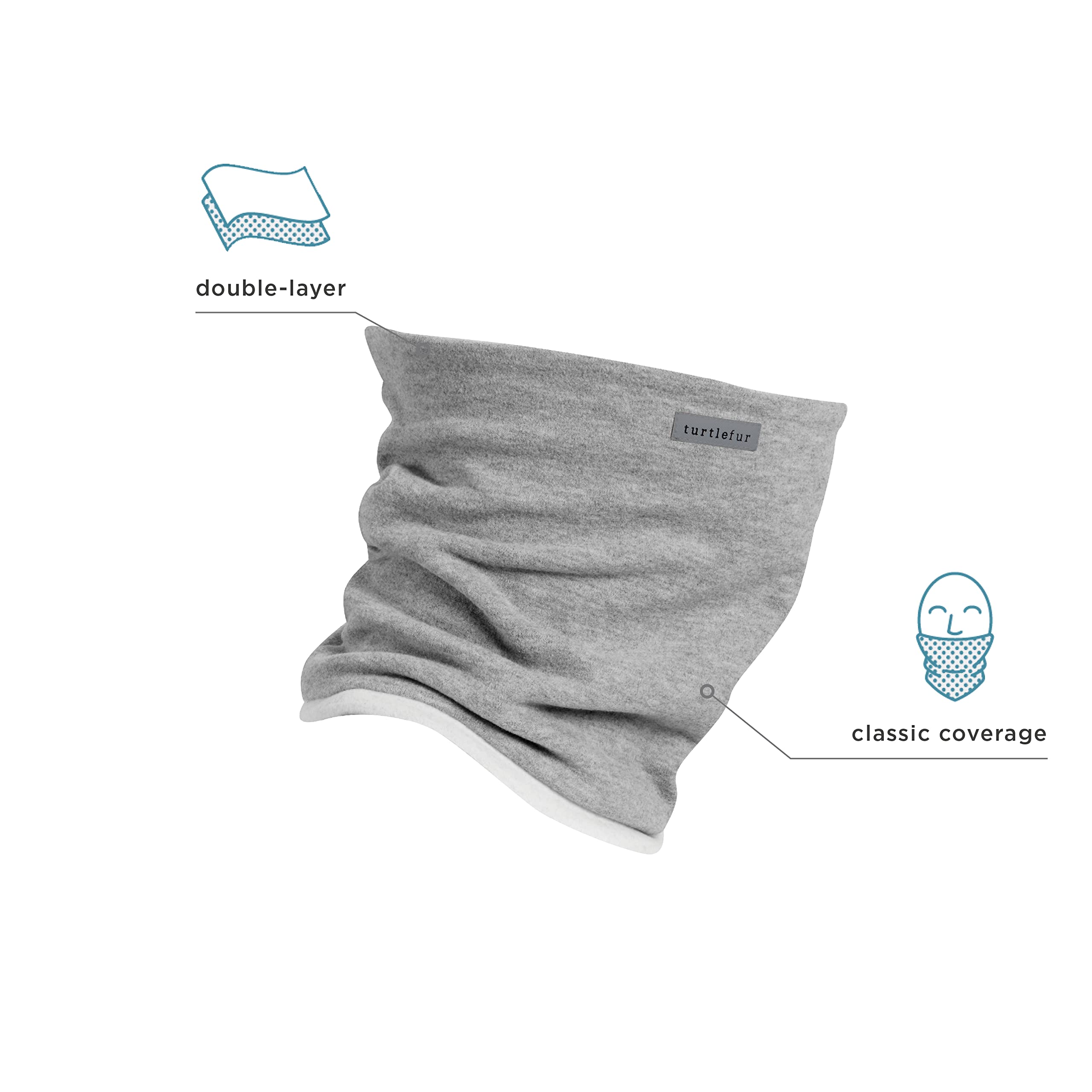 Turtle Fur Comfort Shell Luxe Neckula, Silver