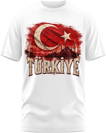 Turkiye Shirt for Men Women, Turkey Football Soccer Sports Jersey Retro Vintage T-Shirt