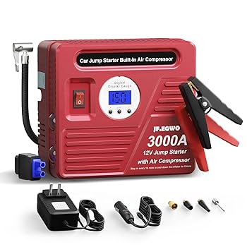 ジャンプスターター エンジンスターター 非常用 充電式 12V 車 スターター Amazon | ジャンプスターター 5000Aピーク電流 26800mAh大容量