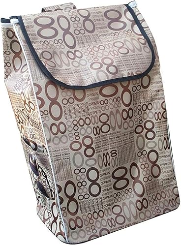 Bolsa de repuesto para carrito de compras, bolsa de carrito portátil de 71 litros para carrito de compras, bolsa de almacenamiento impermeable de