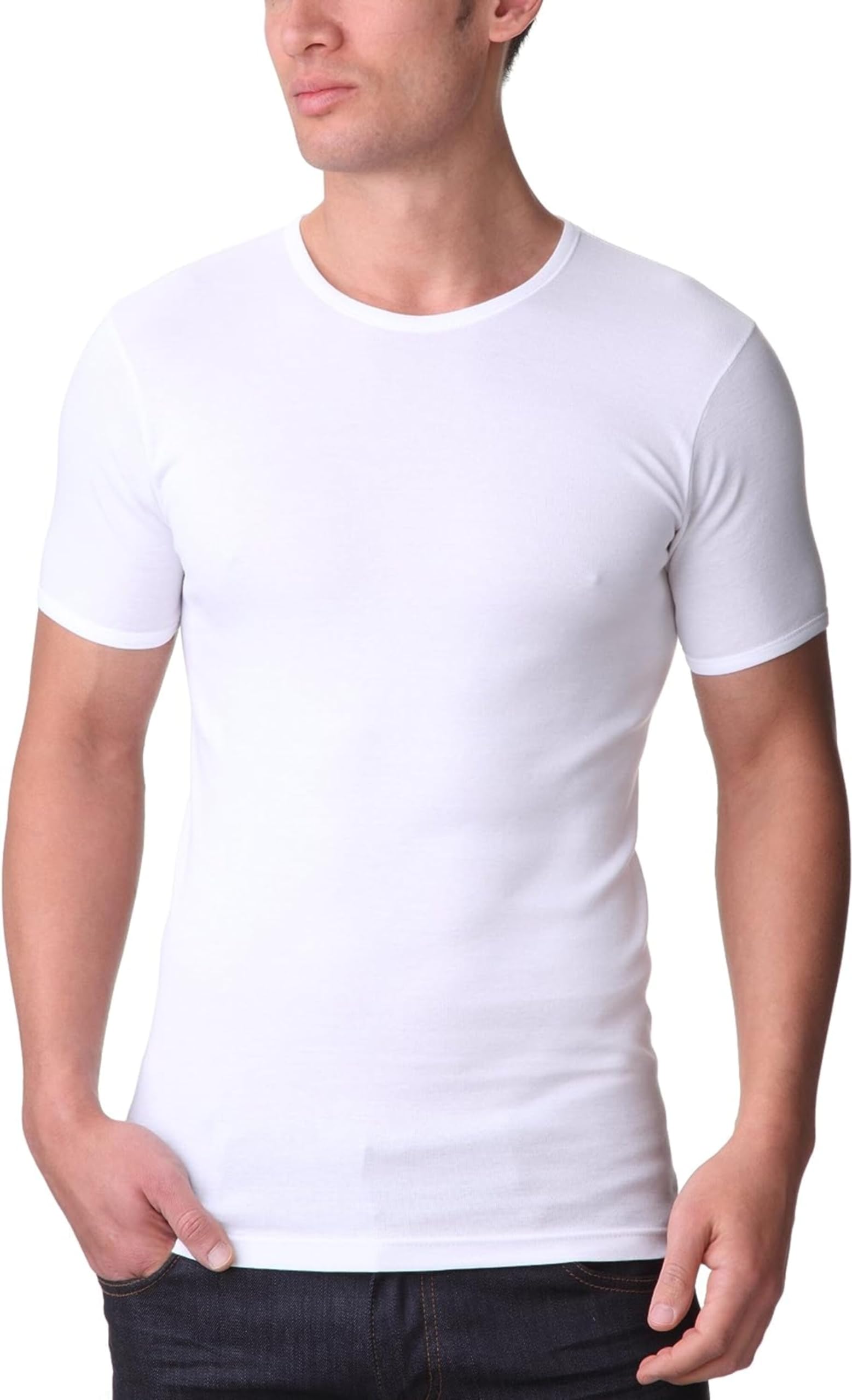 Eminence Men's White Les Classiques T-Shirt, Large (Manufacturer Size : 4)