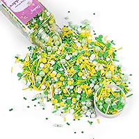 Vista 18 de Gránulos de Halloween para decoración de pasteles, gránulos de perlas negras y rojas con murciélagos negros y dulces de globo ocular, perfectos