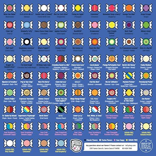 Miniatura 8 de Taffy Shop Taffy de agua salada de Chili Mango Madness  Taffies de agua salada de lotes pequeños fabricados en los Estados Unidos, súper suaves y