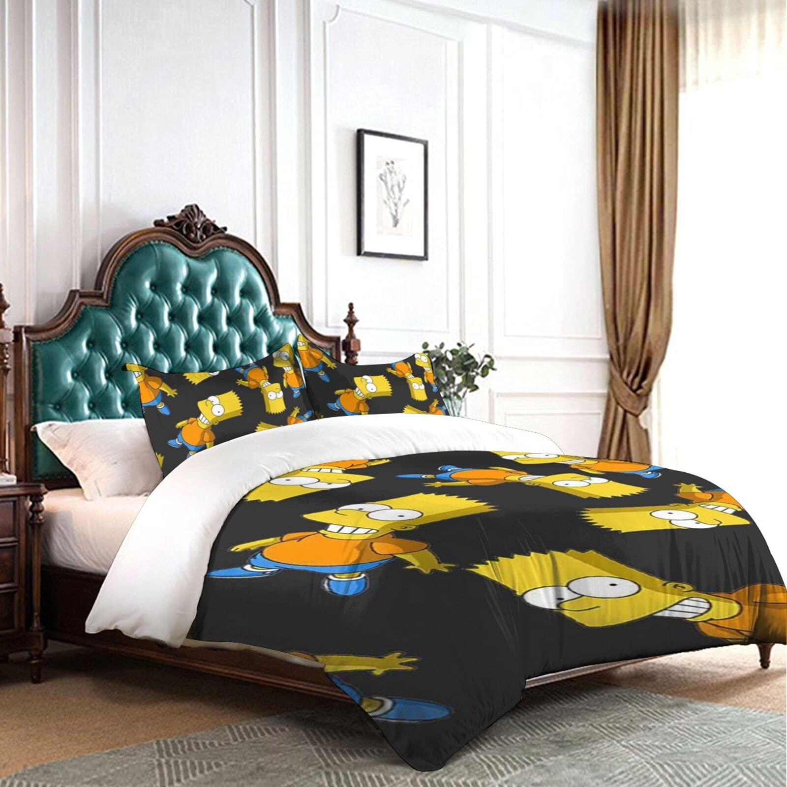 Amazon｜ザ・シンプソンズ 布団カバー 3点セット 寝具カバー 枕カバー