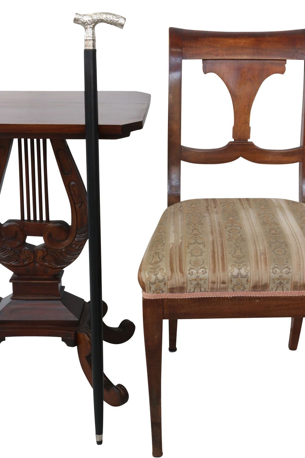 aubaho Bastón clásico de Madera Palo 93cm Estilo Antiguo