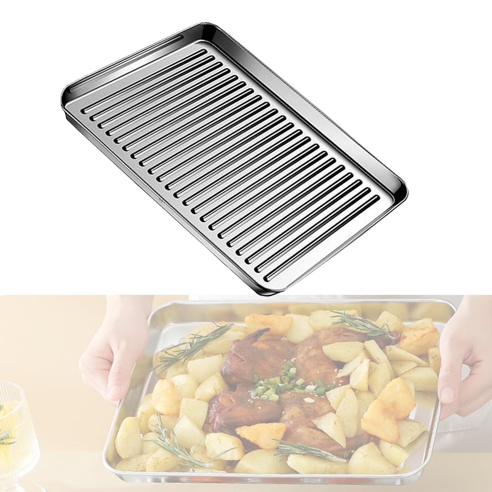 Amazon｜ステンレス グリルトレー グリルパン 魚焼きグリル用