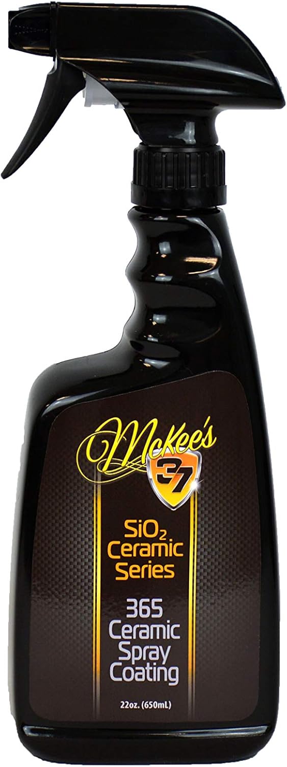 McKee's 37 365 Ceramic Spray Coating | Spray On Wipe Off Ceramic Coating for High Gloss Slick Finish, 22 fl oz