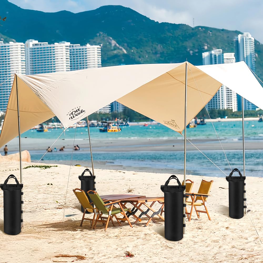 Gewichte für Pavillon Sandsack 8 Stück, Sandsäcke für Pavillon, V800d Oxford Erdicken Sandsack, Sandsäcke Zum Beschweren,für Outdoor Zelt Sonnenschirm