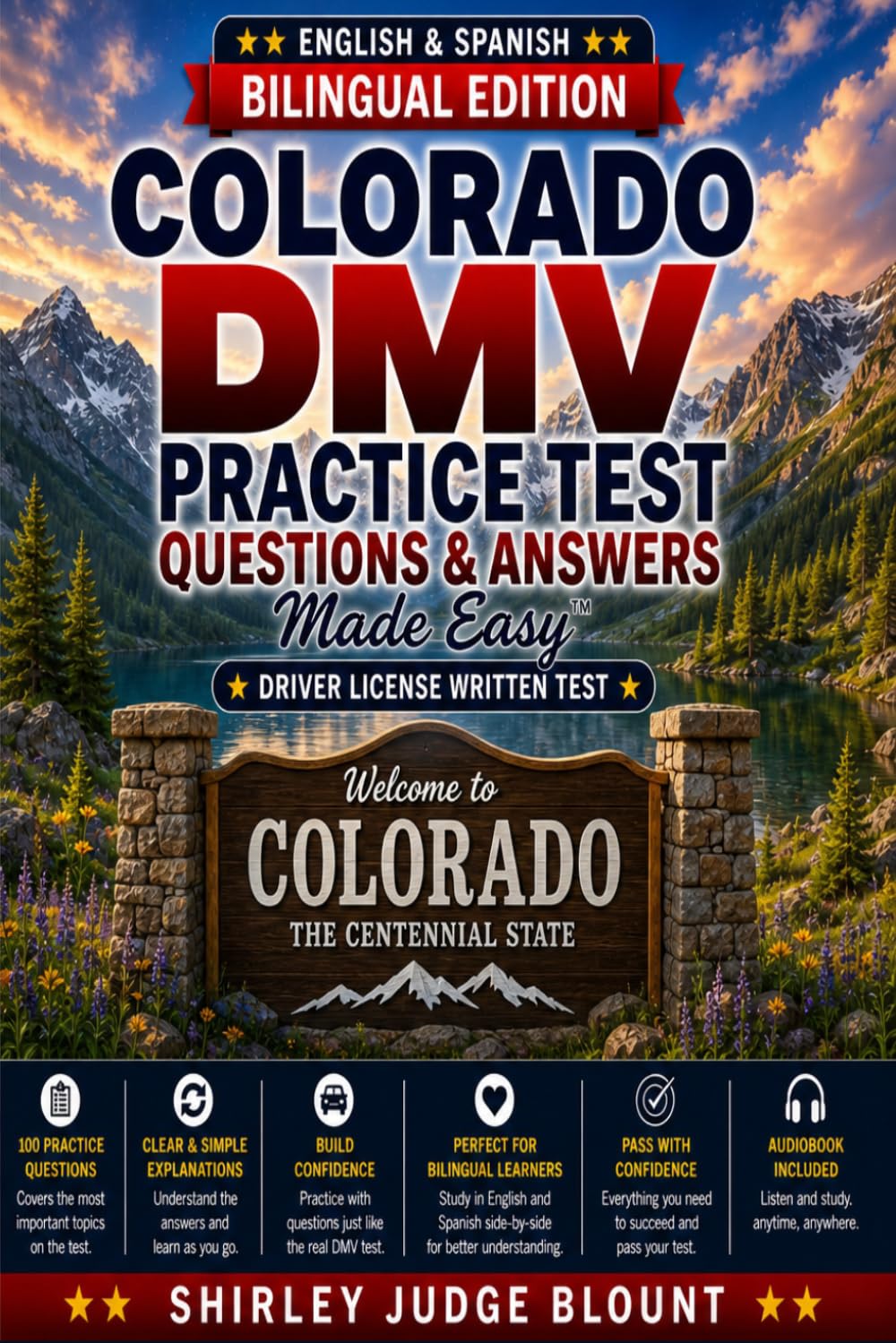 Colorado DMV English Test Made Easy™: Driver’s License Written Test Study Guide with Practice Questions | English & Spanish Edition