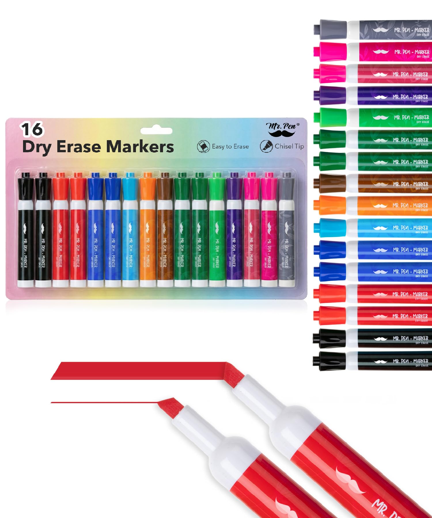 Amazon.com : Mr. Pen- Dry Erase Markers, 16 Pack, Assorted Colors