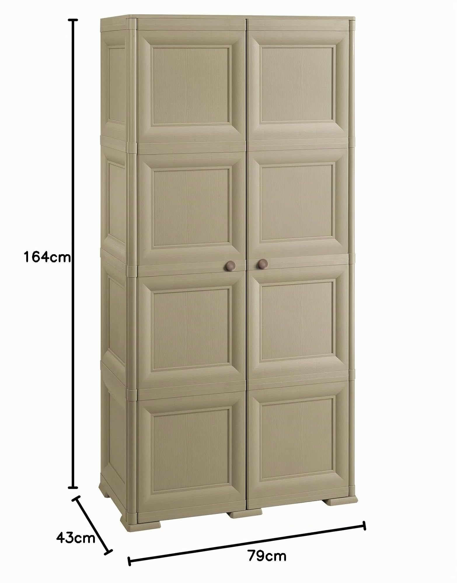 Tontarelli S.p.A. Armadio 4 Moduli 19605019, Talpa, 79X43<47>XH164CM