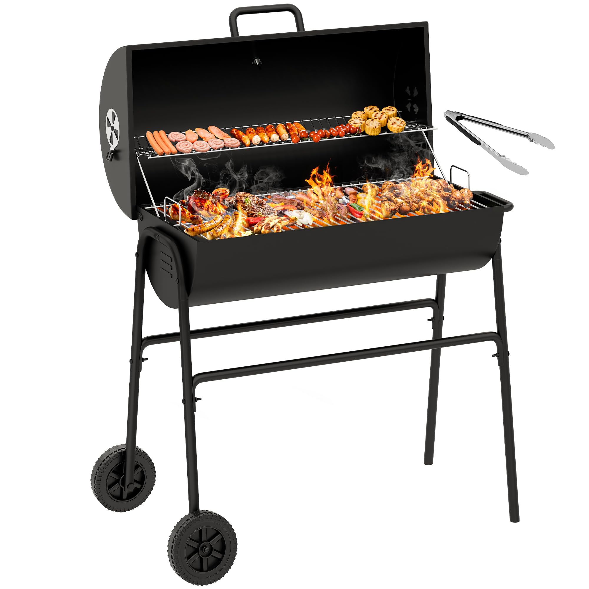 Yitahome M Charcoal Smoker Bbq Portable Barbecue Grill With Height