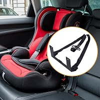 Poweka Univerzális ISOFIX Gyerekülés Rögzítő Készlet, Vastag Acél Biztonsági Autósülés Tartó, Egyszerű Telepítés, Gyermek Biztonsági Öv Csat 6