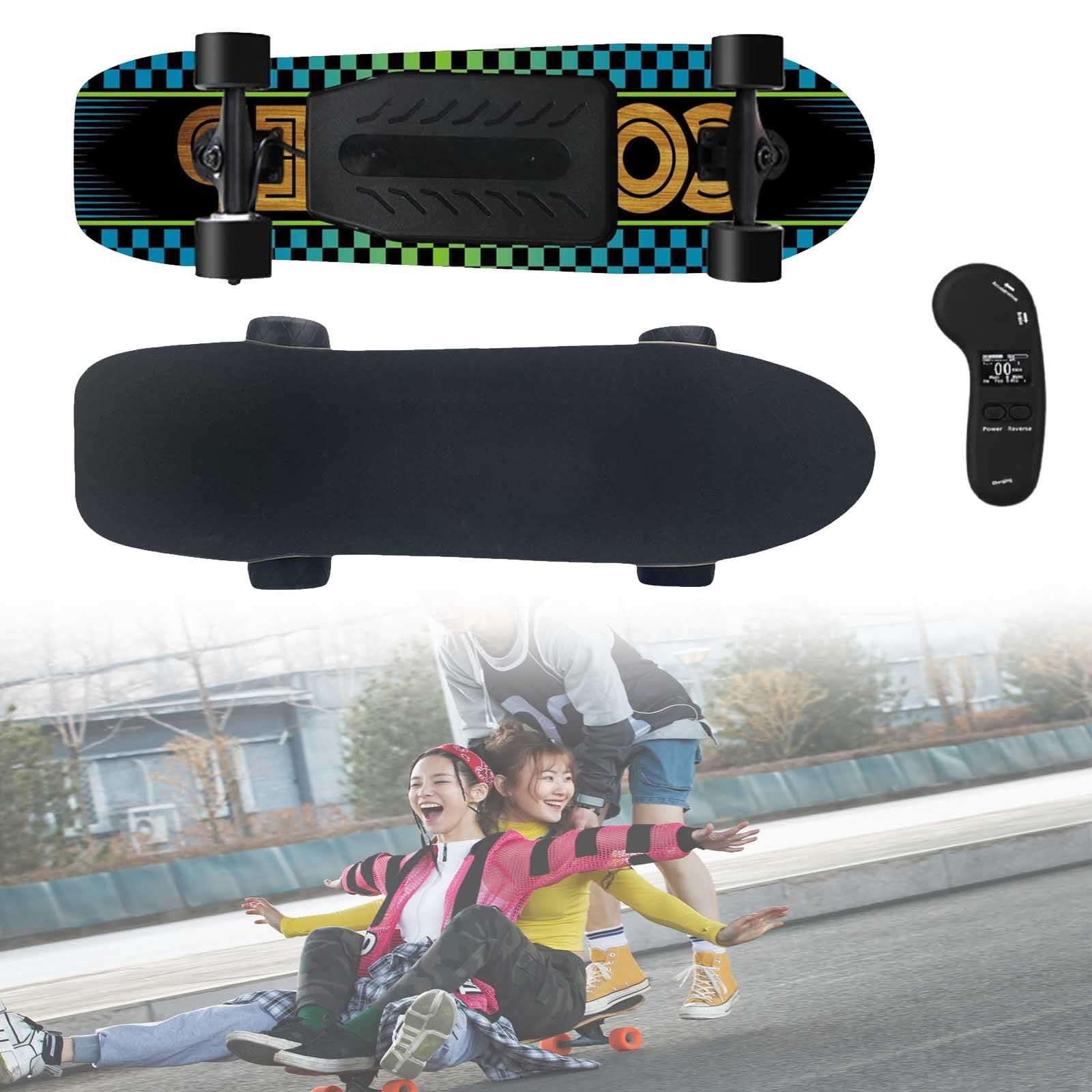 aallwwsso Electric Skateboard With Remote, Electric Longboard Skateboard For Adults & Teens, 24/45 Km/H Top Speed, 26 Km Range,7-Ply Maple Deck, Ip54 Waterproof Longboard For Beginners Singledrive-C