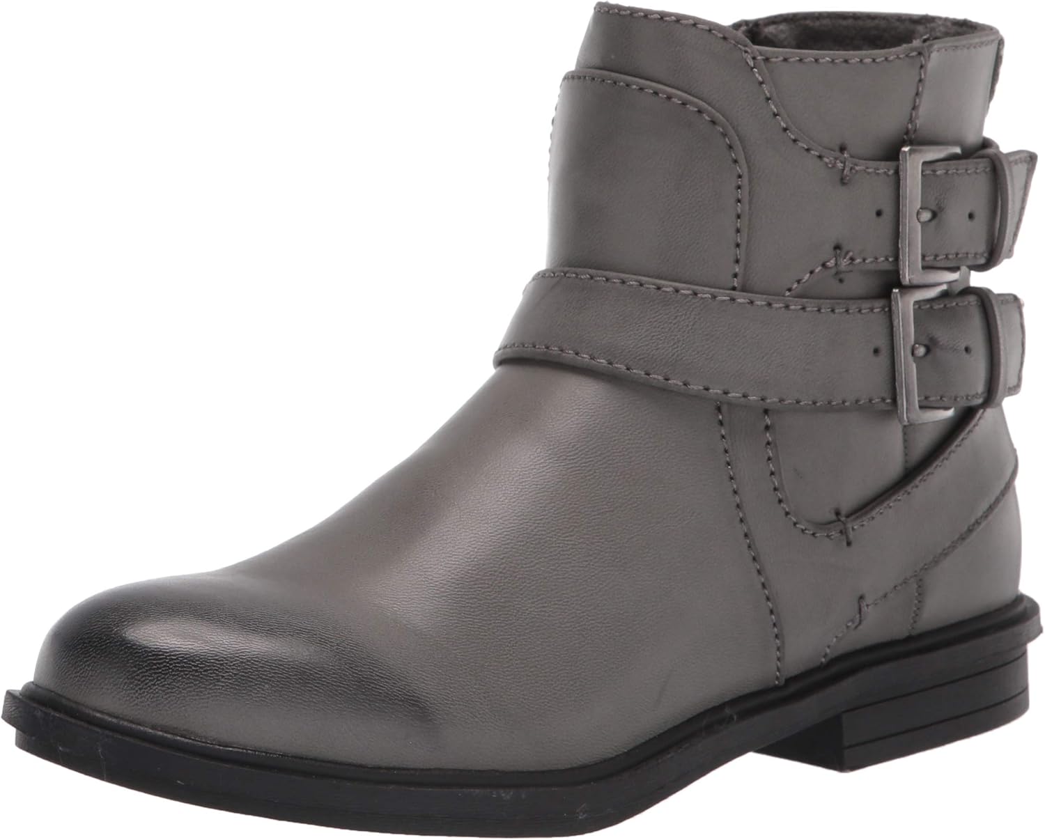 Rocket Dog Women's GEOS Montes PU Oxford Flat, Dark Grey, 7
