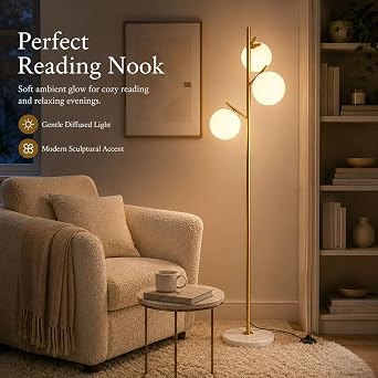 3-Globe Floor Lamp Modern 65