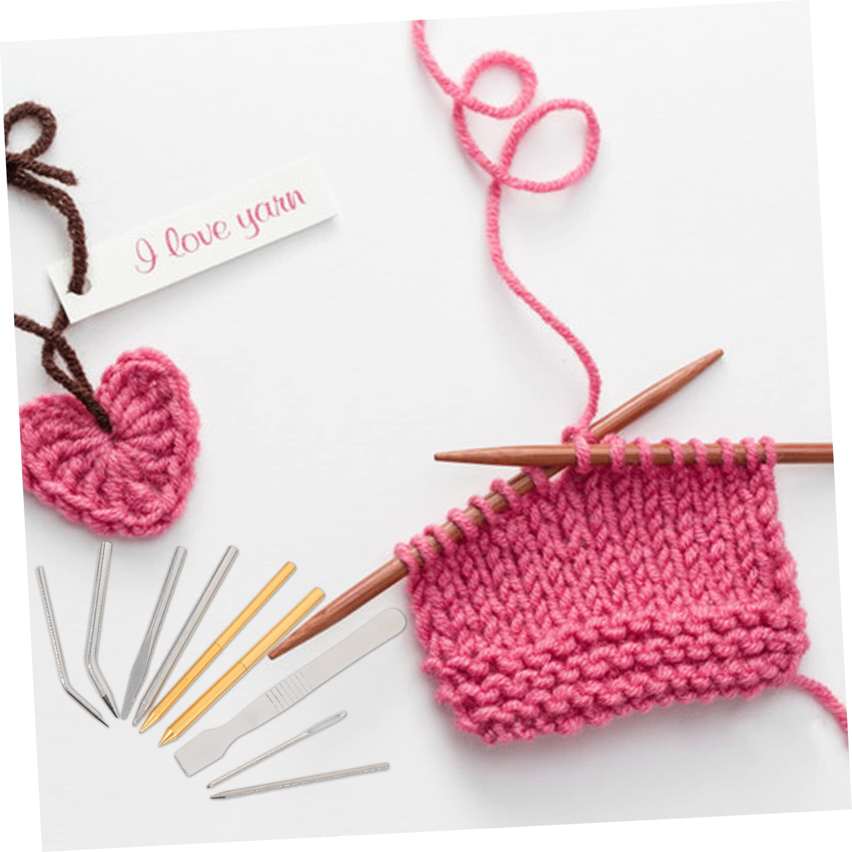 CIMAXIC Outdoor Braiding Tools Knitting Loom Kit Loom Knitting Set Stitching Needles Wide Application Tools