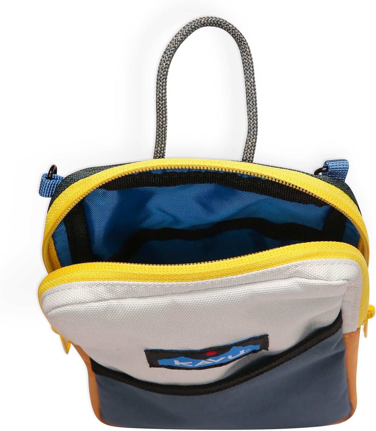 KAVU Essential Case Zip Crossbody Wallet with Rope Strap, Camper Cove - Image 3