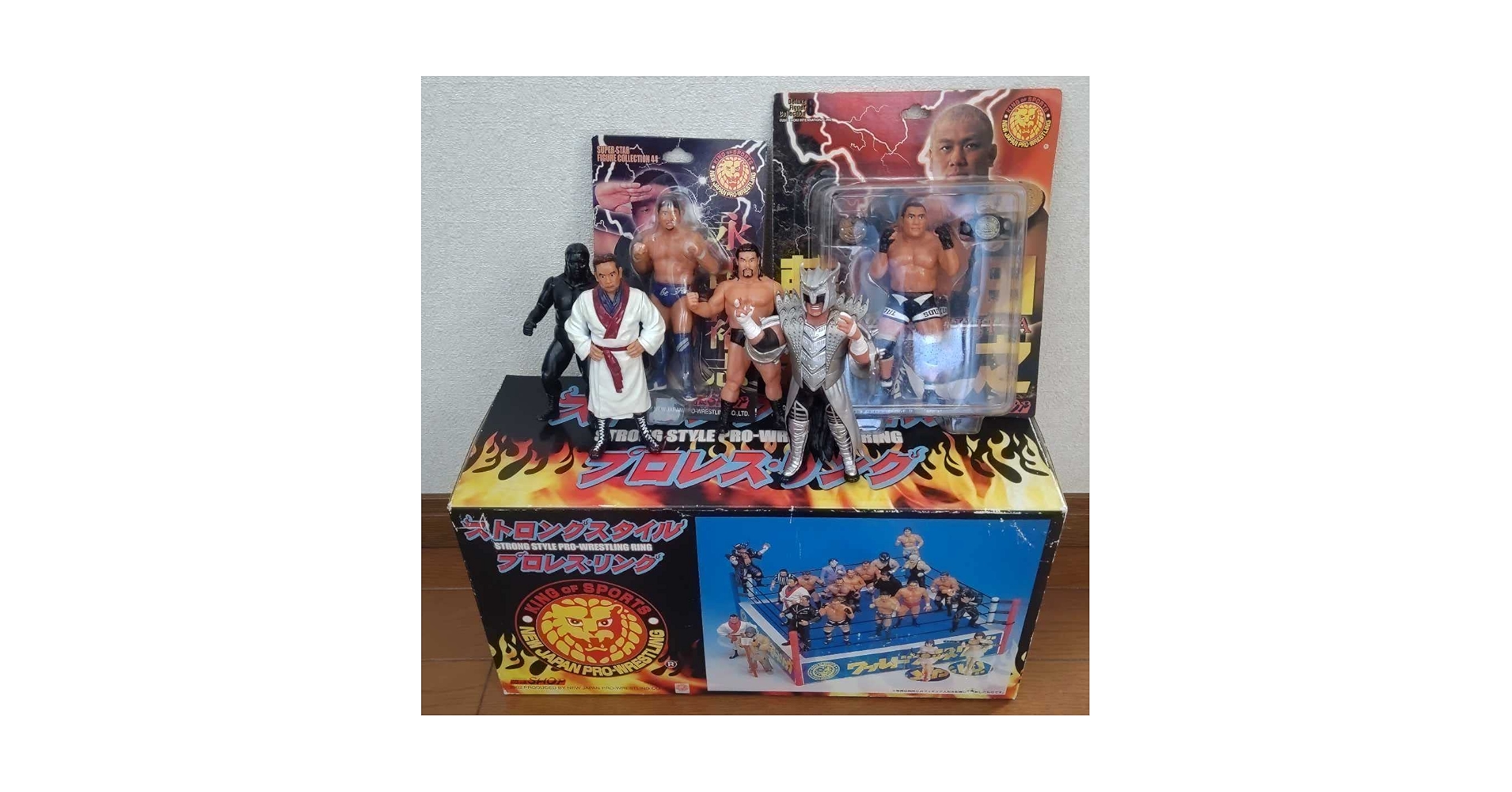 新日本プロレス　闘魂ショップ　ストロングスタイルプロレス・リング　フィギュア 新日本プロレス ストロングスタイルプロレス・リング - メルカリ