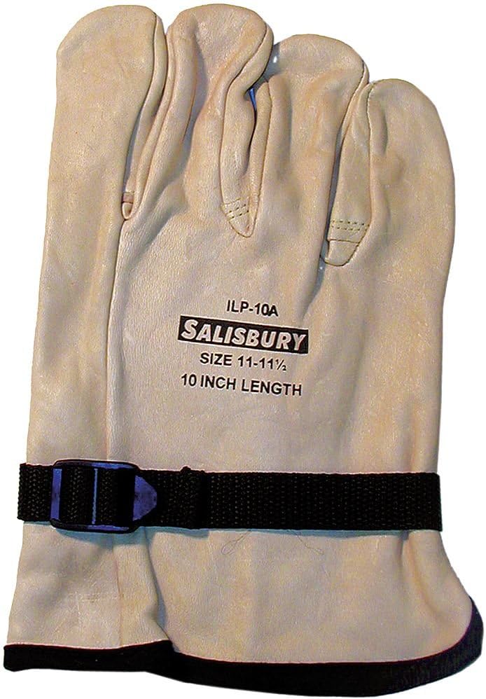 Salisbury Elec. Glove Protector, 8, Cream, PR