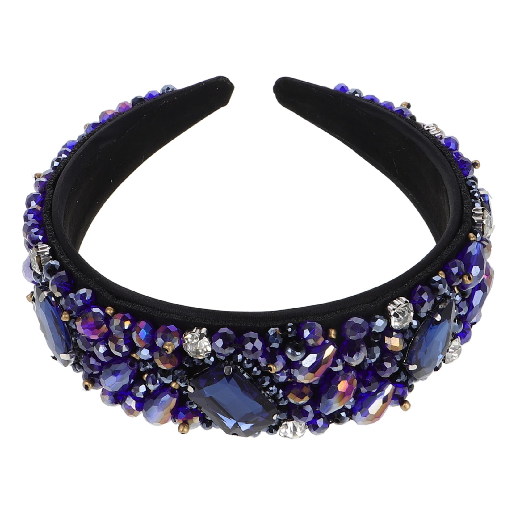 2stücke Glänzendes Rhinestone Haarband Für Mädchen Retro Breites Haarband Stilvolles Accessoire Für Besondere Anlässe Und Alltag Für Verschiedene Frisuren Sorgt Für Einen