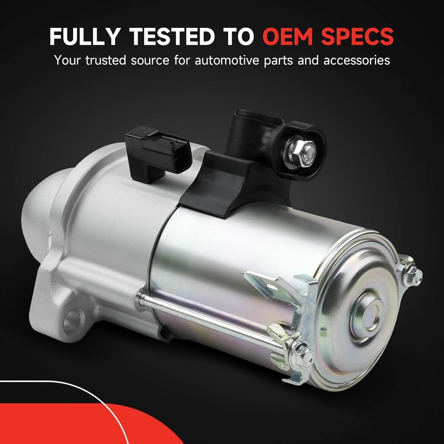 New Starter Compatible with Honda Accord 2013 2014 2015 2016 2017, Civic 2016 2017 2018 2019, CR-V 2015 2016 2.0L 2.4L L4 Engine 31200-5A2-A51 SM-74009 SM740-09 191-711 S-80548 31200-5A2-A52