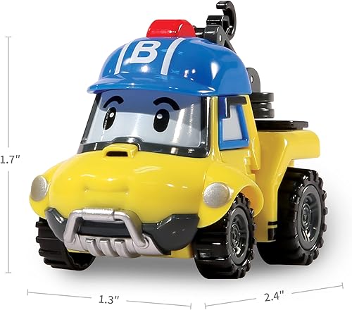 Miniatura 16 de Robocar Poli, Poke - Autos de juguete de metal, excavadora, vehículos de construcción, camión de juguete, regalos de cumpleaños para niños y niñas