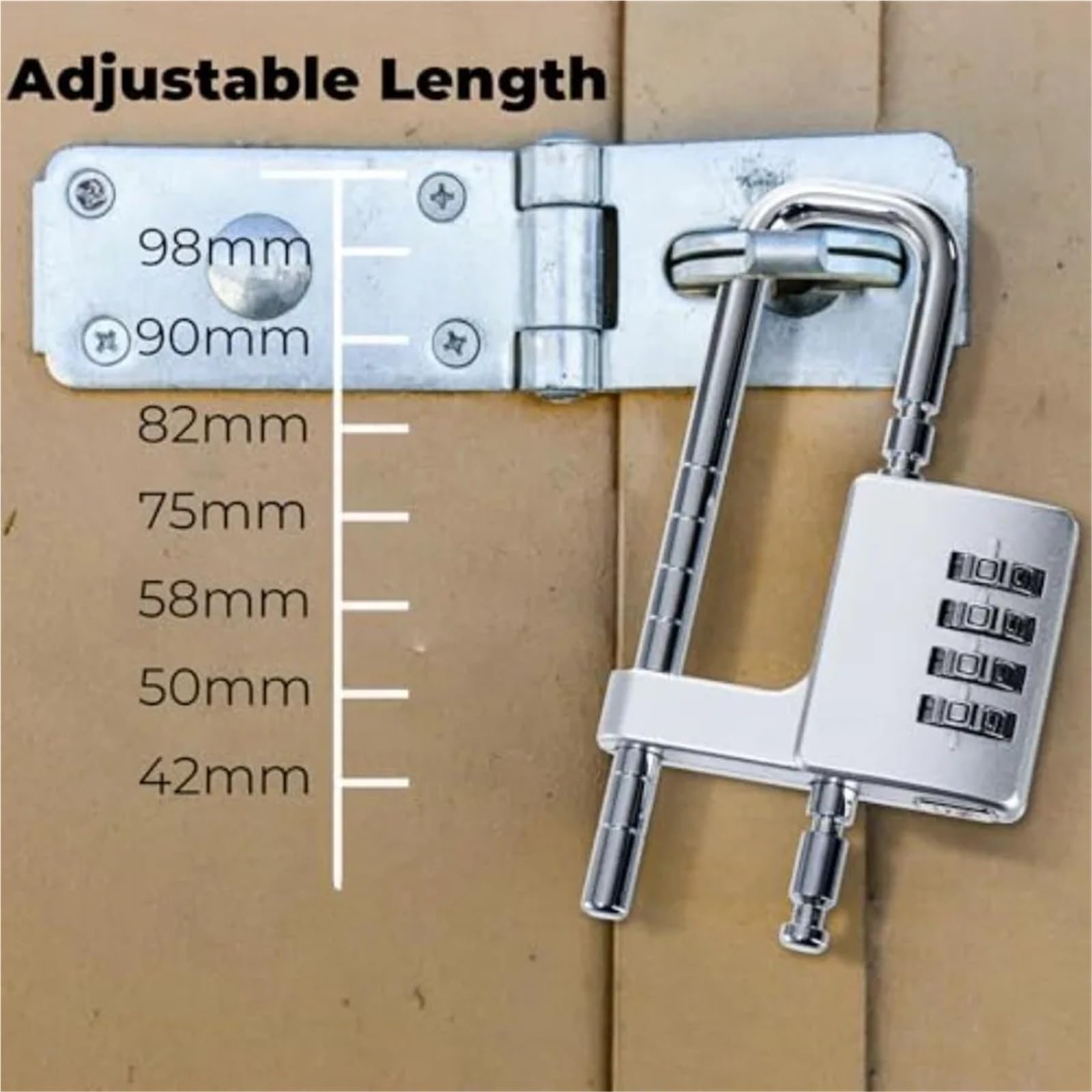 Candado U Shaped Cabinet Combination Lock