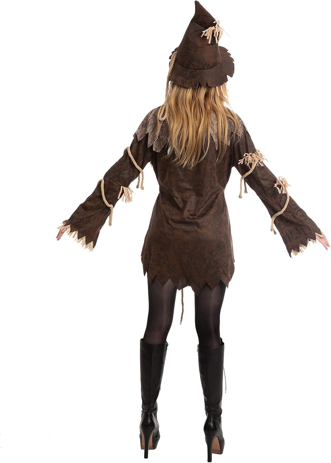 Spooktacular Creations Scary Scarecrow Costume Women, Evil Scarecrow Dress, Creepy Halloween Costumes for Women Adult 2025 - Image 5