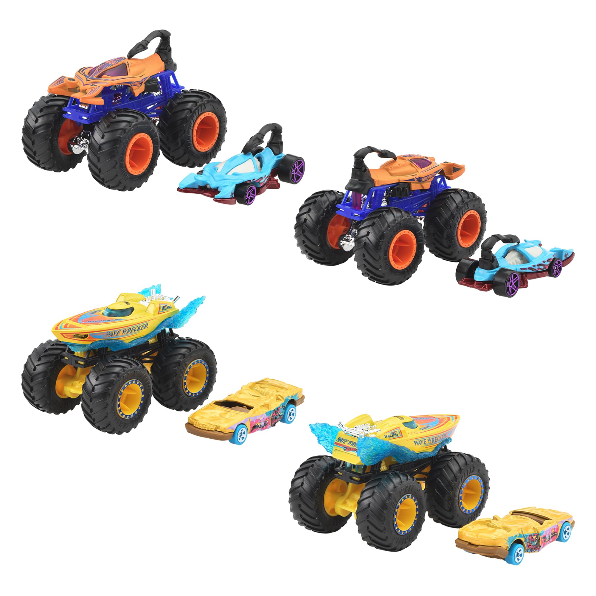 Amazon | ホットウィール(Hot Wheels) モンスタートラック + ダイ