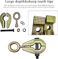 Vista 4 de Pinza de tracción autoajustable para carrocería, kit de herramientas de reparación de carrocería, pinza de 5T de una vía grande, agarre de marco