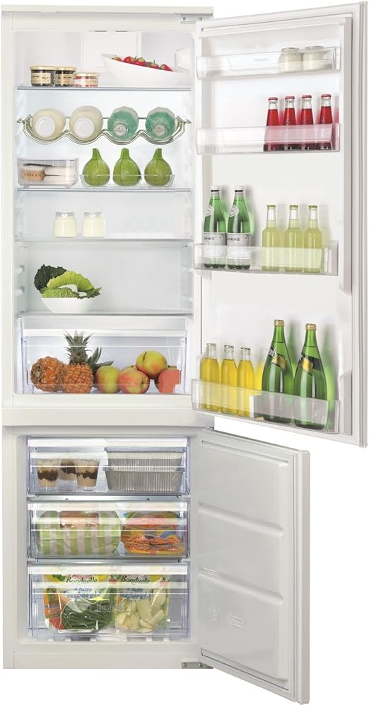 Hotpoint Hmcb7030aadf 264 Litre Integrated Fridge Freezer 70 30 Split 177cm Tall A Energy Rating 54cm Wide White Amazon Co Uk Large Appliances