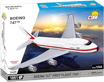 COBI Boeing 747 Plane First Flight Edition Building Set, 1051 Pieces