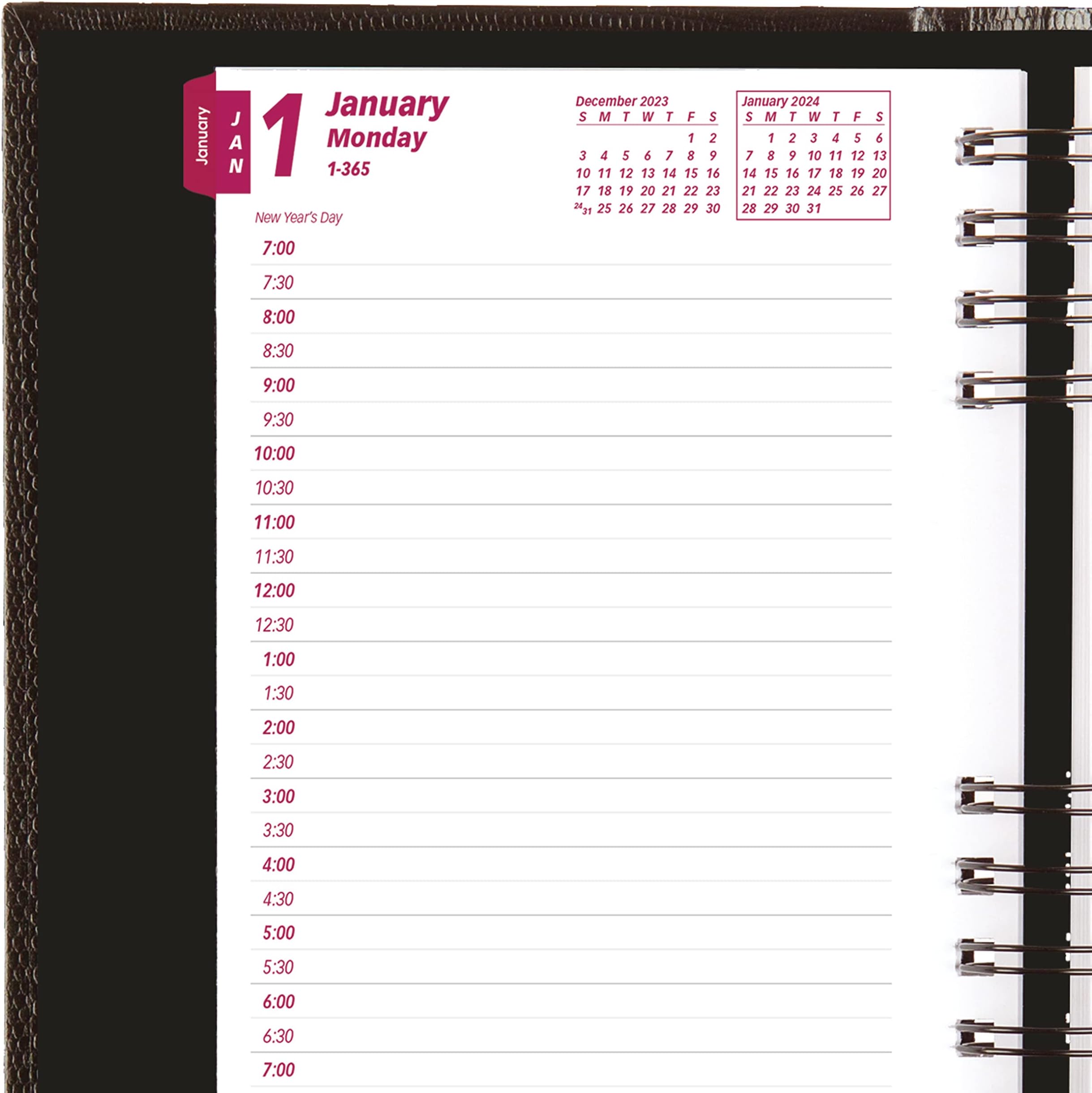 Brownline 2024 CoilPro Daily/Monthly Planner, Appointment Book, 12 ...