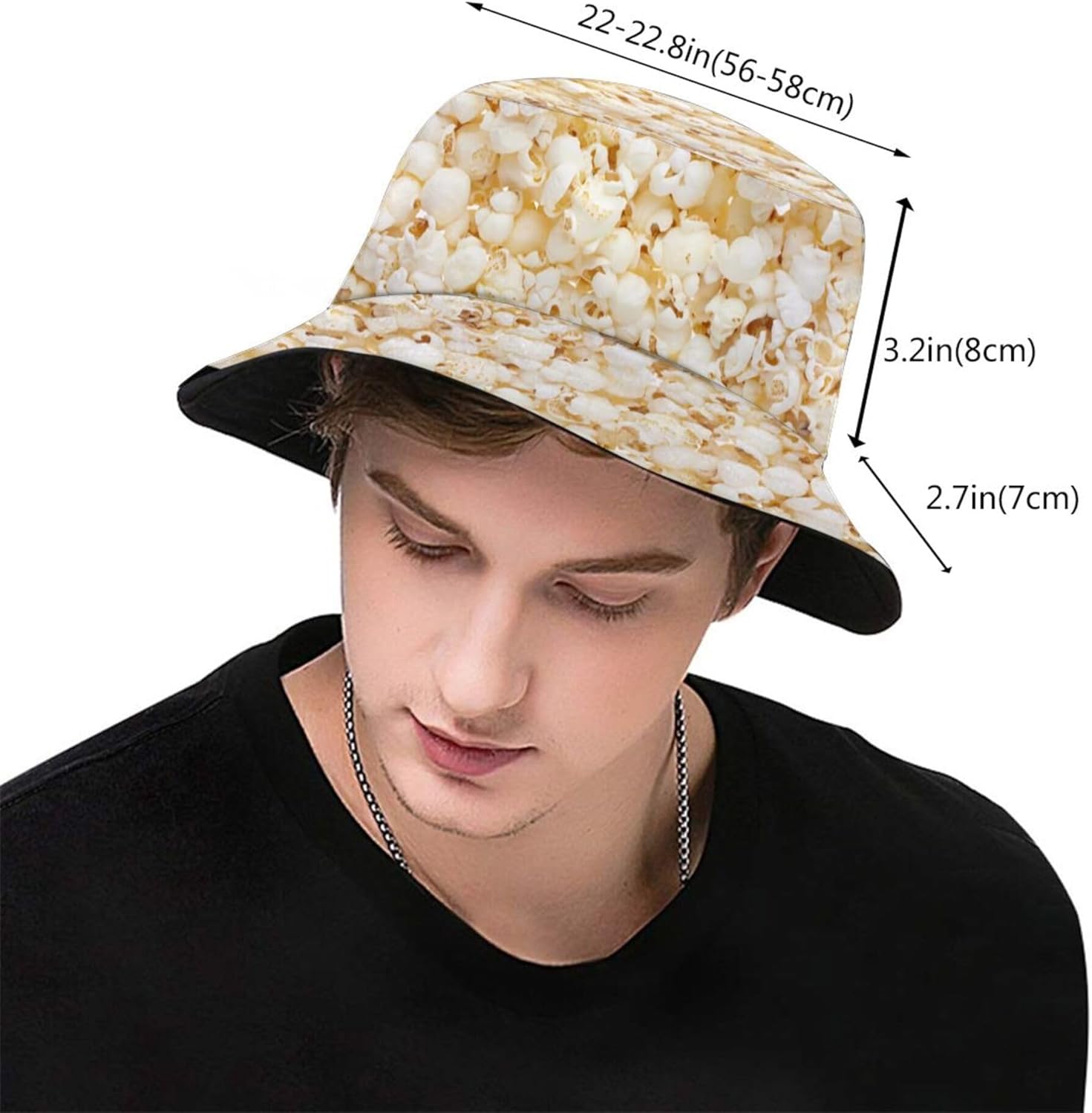 Bucket Hat for Women Men, Fashion Print Outdoor Beach Hat Packable Sun Cap for Travel Hiking - Image 3