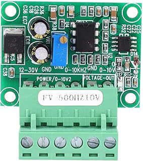 Módulo conversor, módulo conversor de tensão de frequência FV-500Hz10V 0~500hz para 0~10V módulo de sinal digital para analógico