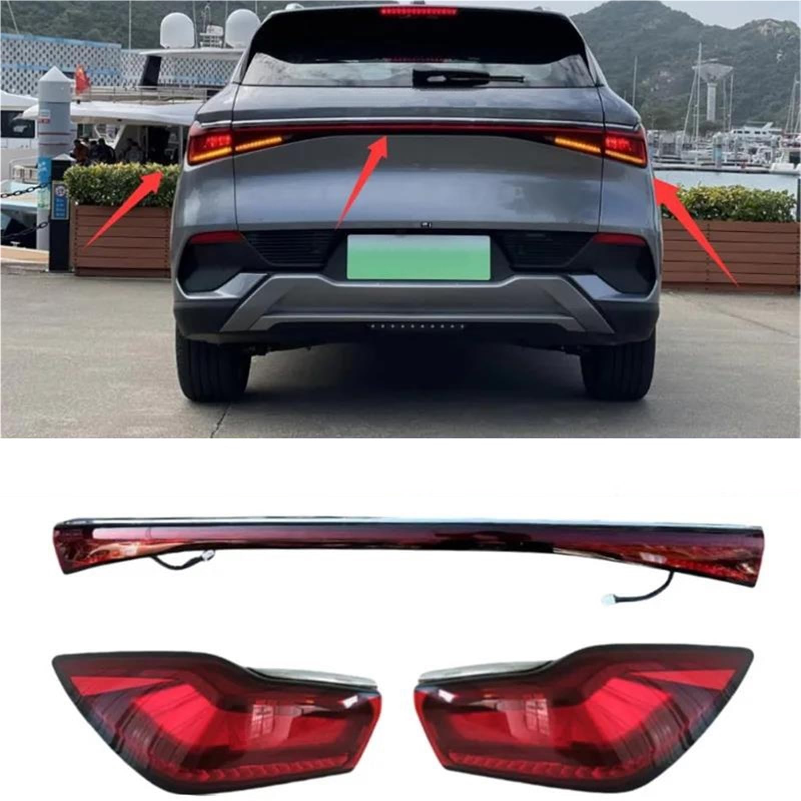Tylne światło samochodowe Dla BYD ATTO 3 Tylne Światła Samochodu Znajdują Się Pośrodku Lewego I Prawego Tylnego HIOPILKIKG(Left tail light)