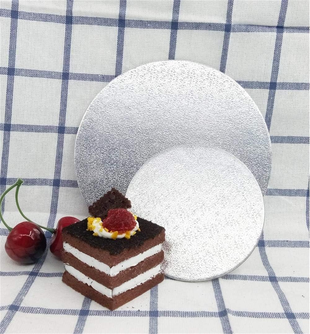 Flаѕh Dеаlѕ - 70% оƒƒ Tebery 12 Pack Silver Cake Boards Round Cake Circles Cake Base Cardboard - 6 + 8 + 10 + 12 Inch 