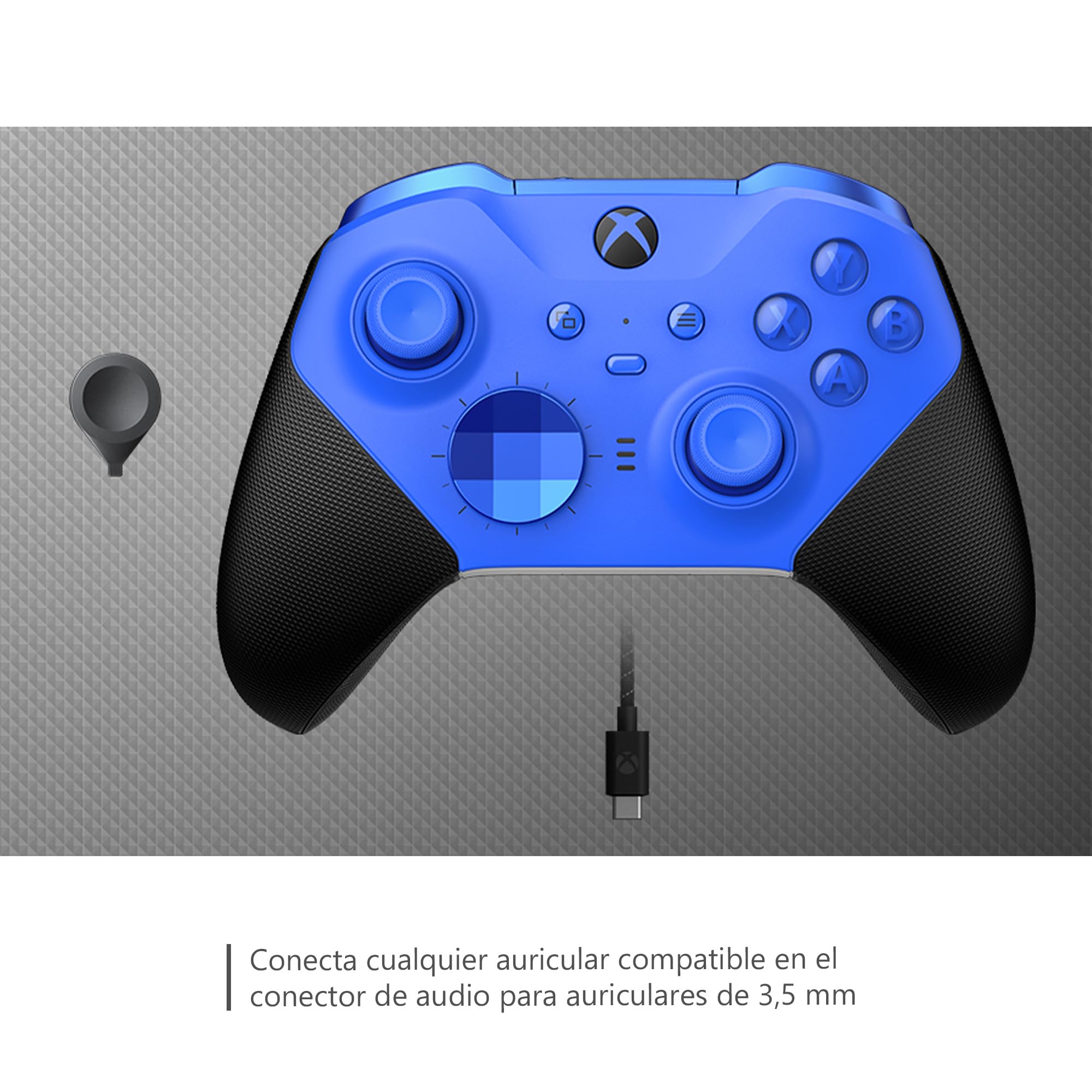 Xbox Wireless Controller Elite Series 2 Blue Series X|S, One, Windows 10/11, iOS y Android