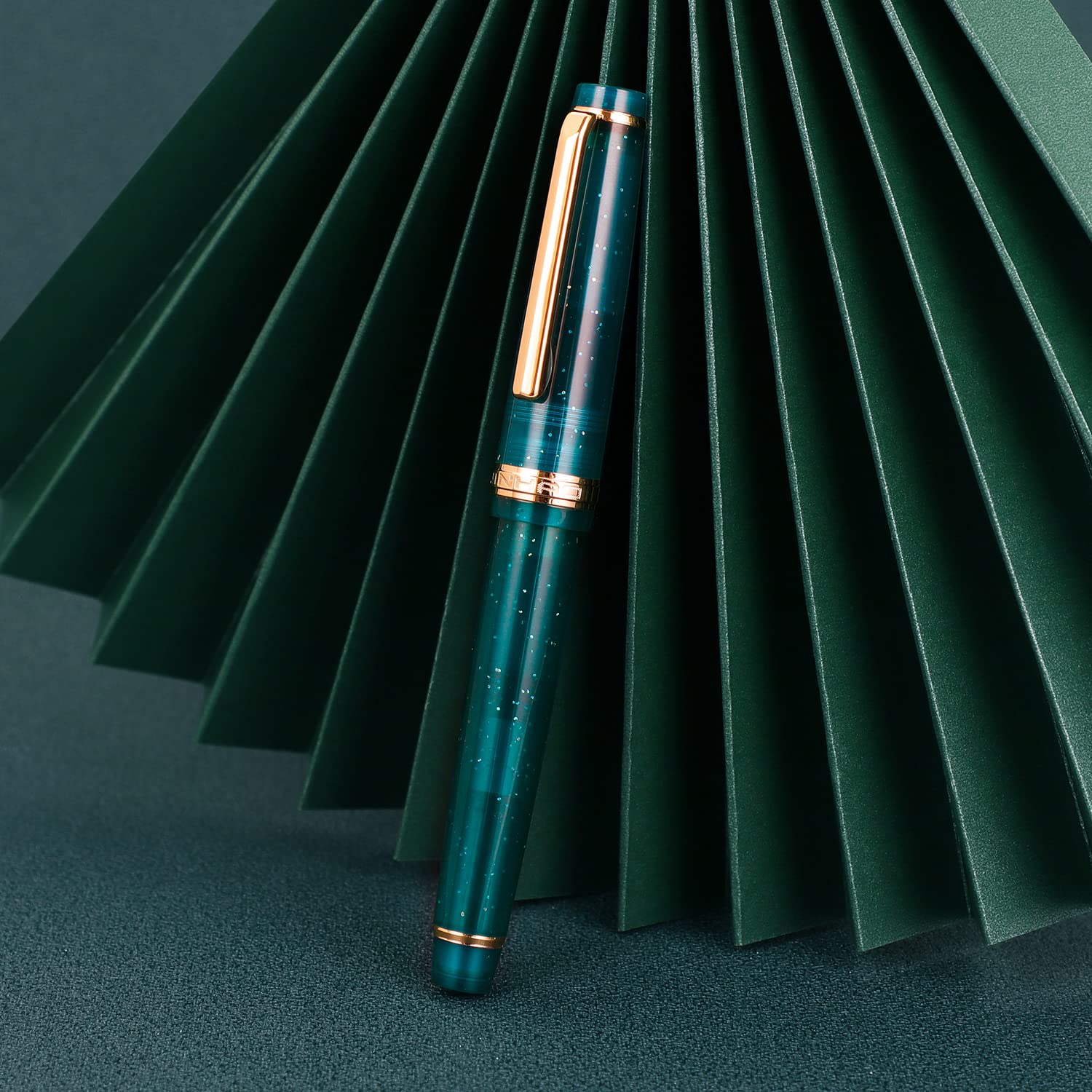 Set 5 Penne Stilografiche Jinhao 619 | Pennino Extra Fine, Convertitore Inchiostro - Foto 4