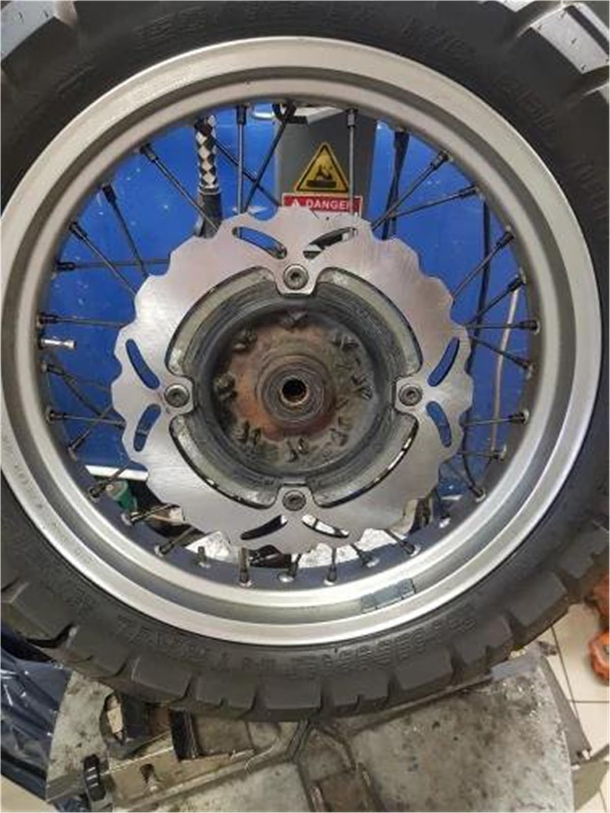 Sistema Frenado Motocicletas Disco De Freno Delantero De 256 Mm Motocicleta Para Transalp XLV600 97-99 XLV650 00-07 XLV700/ABS 08-12(Wave)