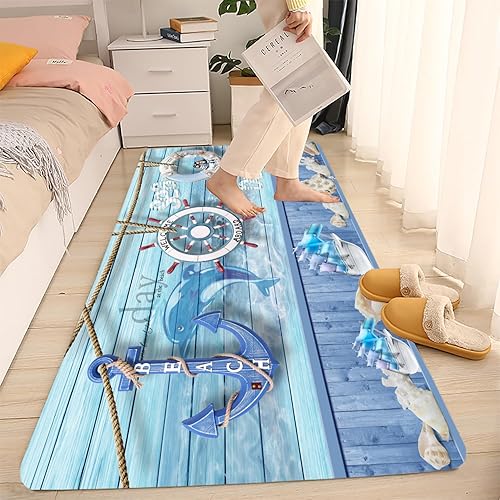 Miniatura 6 de Manta de esponja de baño y cocina absorbente de espuma suave (23.5 x 59 pulgadas), almohadilla de franela antideslizante brillante impresa en 3D