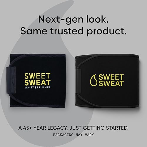 Vista 2 de Sports Research Sweet Sweat Waist Trimmer (Core Series) - Premium Sweat Enhancing Fitness Band for Women & Men