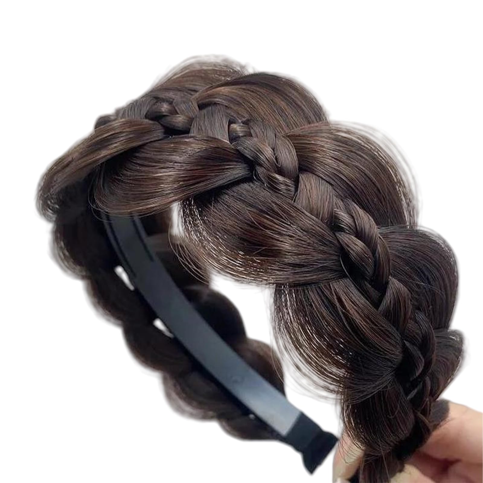 Fentency Elegant Fishbone Braid Headbands For Effortlessly Hairstyle And Comfortable Synthetic Fiber Wigs Hairband All Matching