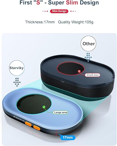 Miniatura 2 de Ratón mecánico indetectable para mover el ratón, ultradelgado, con temporizador de intervalo aleatorio, agitador de ratón sin conductor,