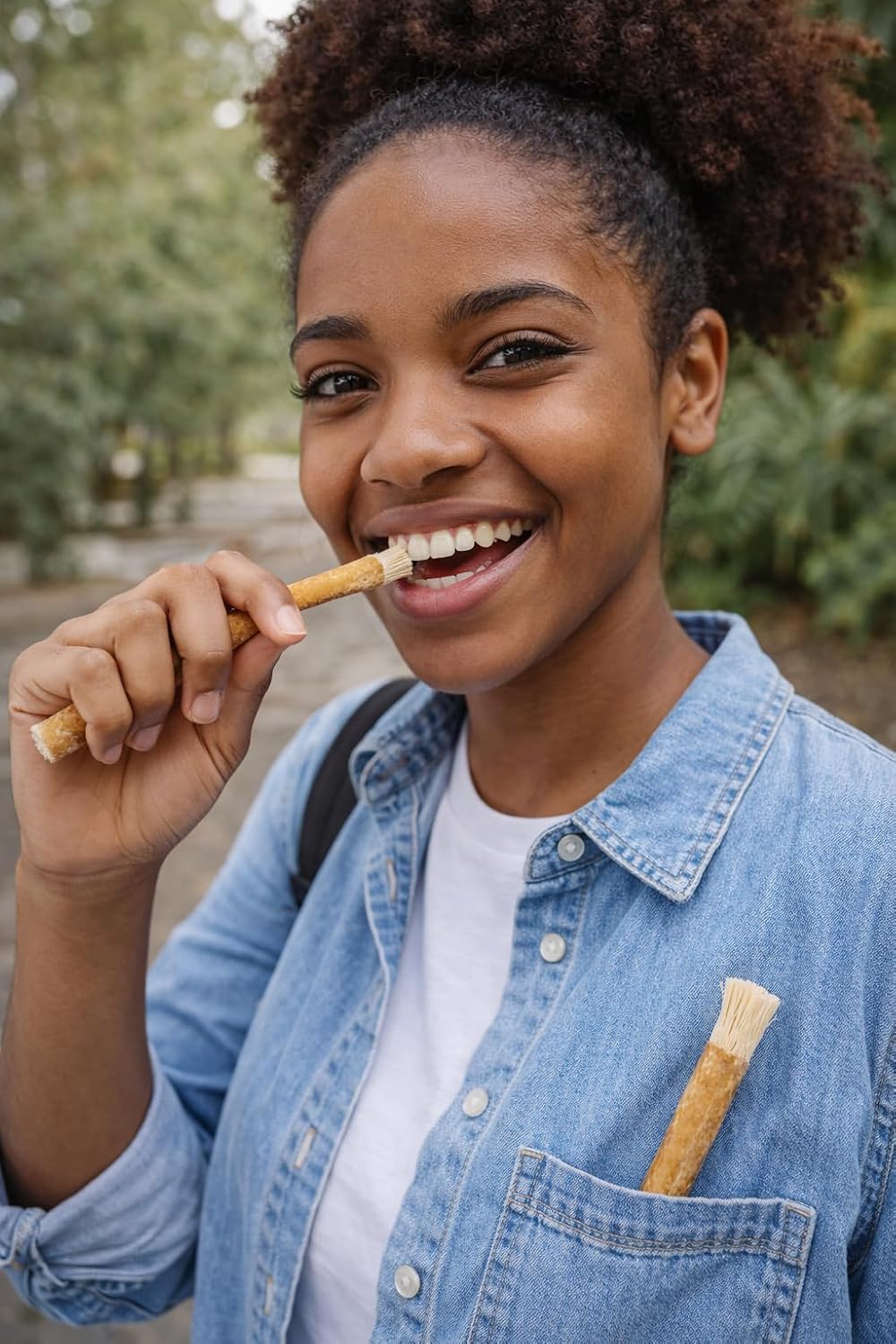 BOHEM'S Miswak Sticks for Teeth, Traditional Natural Toothbrush, Tooth Cleaning Stick, African Teethbrush (2)