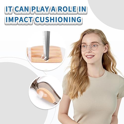 Miniatura 3 de 24 pares de almohadillas antideslizantes de espuma EVA, hipoalergénicas, ultra suaves, ligeras, para lentes, gafas de sol, embalaje de papel kraft