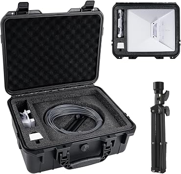XTAR Double-Layer Storage Box for Starlink Mini with Mini Tripod and Power Source Compartment - Ideal Organizer for Efficient Setup starlink mini case