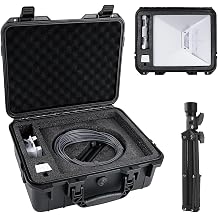 XTAR Double-Layer Storage Box for Starlink Mini with Mini Tripod and Power Source Compartment - Ideal Organizer for Efficient Setup starlink mini case